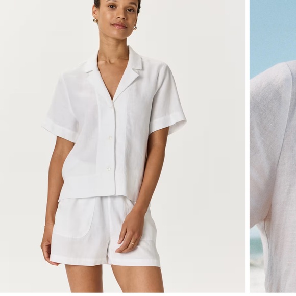 Quince White Casual Button Down Shirt - Picture 1 of 8